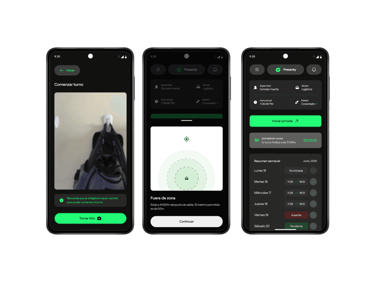 App mockup